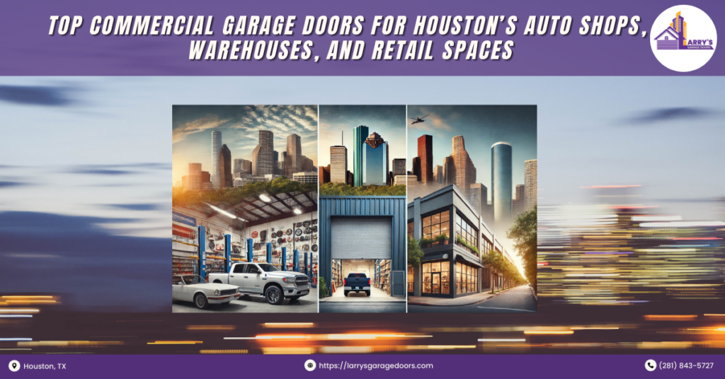 Top Commercial Garage Doors For Houston’s Auto Shops, Warehouses, And Retail Spaces 8 Larrys Garage Doors 1