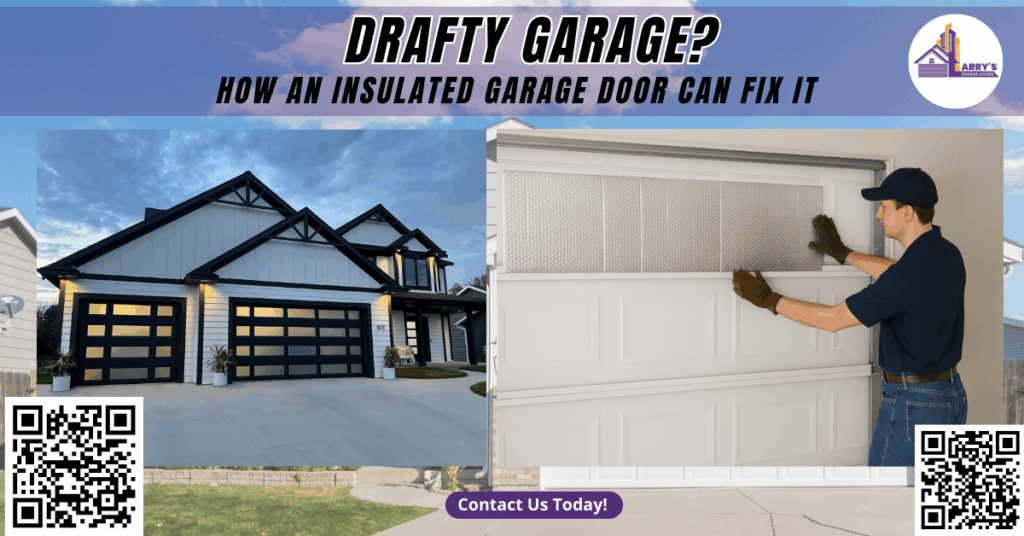 Drafty Garage? Here’s How An Insulated Garage Door Can Fix It 3 Drafty Garage? Here’s How an Insulated Garage Door Can Fix It - Larry's Garage Doors