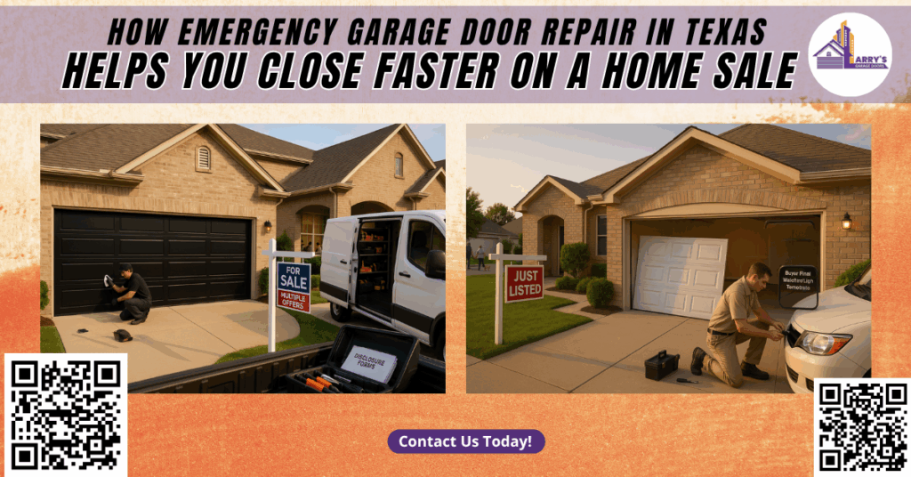 How Emergency Garage Door Repair in Texas Helps You Close Faster on a Home Sale - Larry's Garage Doors