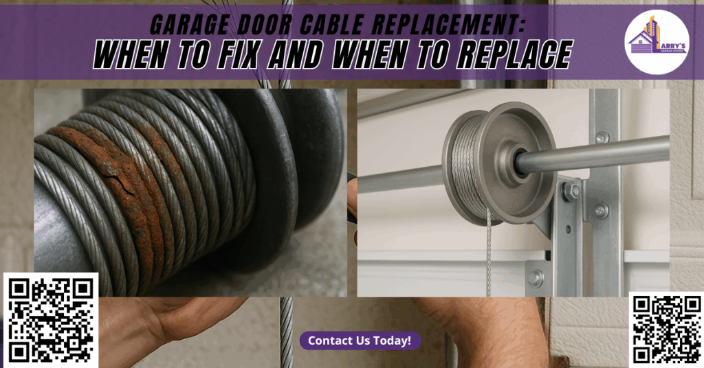 Garage Door Cable Replacement: When to Fix and When to Replace - Larry's Garage Doors