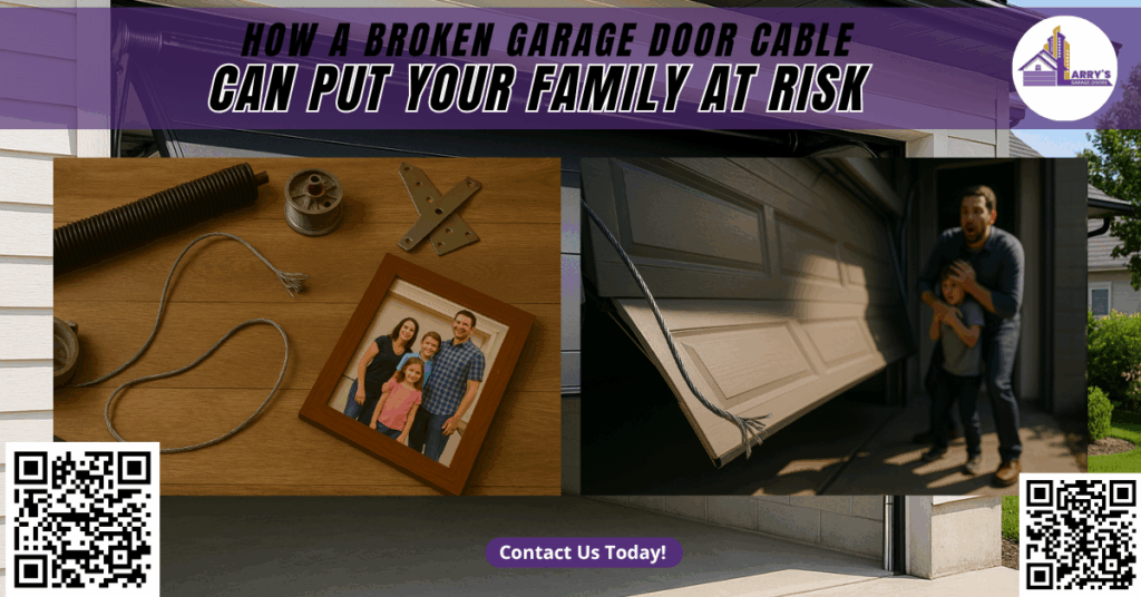 How a Broken Garage Door Cable Can Put Your Family at Risk - Larry's Garage Doors