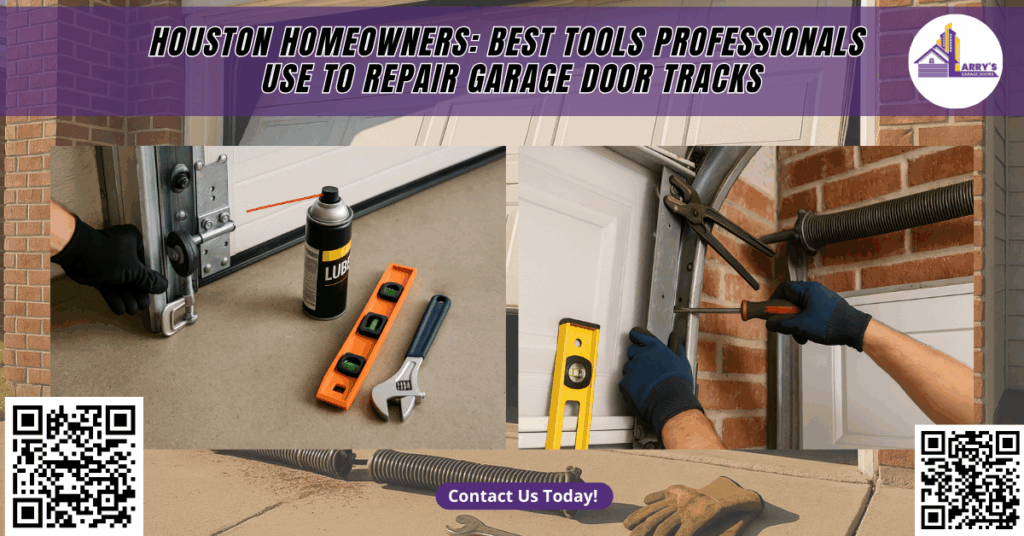 Houston Homeowners: Best Tools Professionals Use to Repair Garage Door Tracks - Larry's Garage Doors