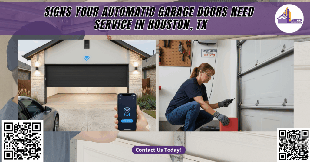 Signs Your Automatic Garage Doors Need Service In Houston, Tx 2 Signs Your Automatic Garage Doors Need Service in Houston, TX - Larry's Garage Doors