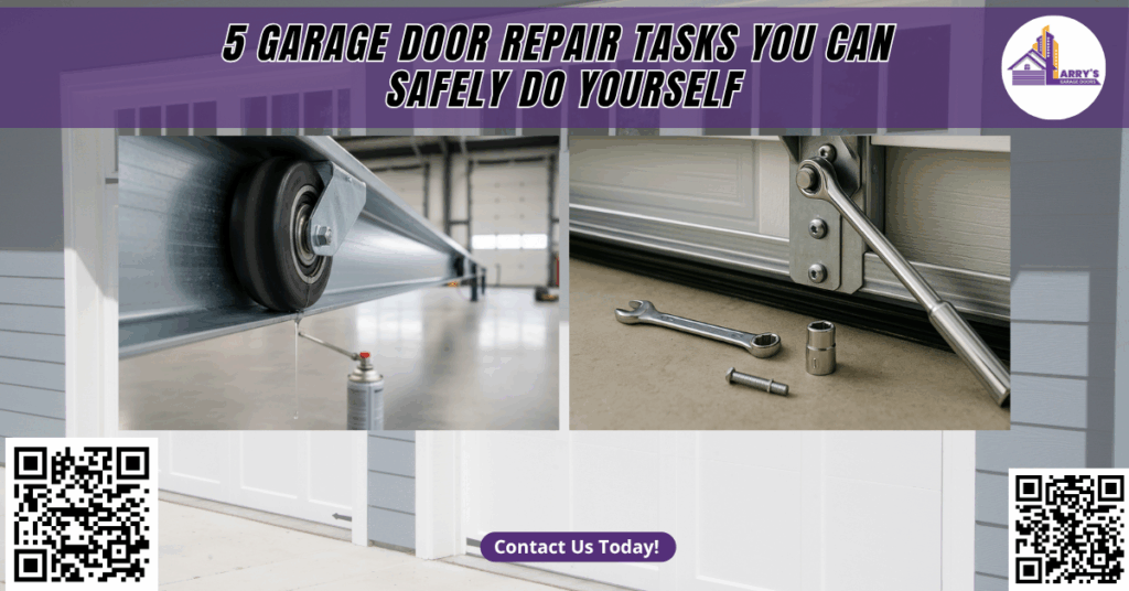 5 Garage Door Repair Tasks You Can Safely Do Yourself - Larry's Garage Doors