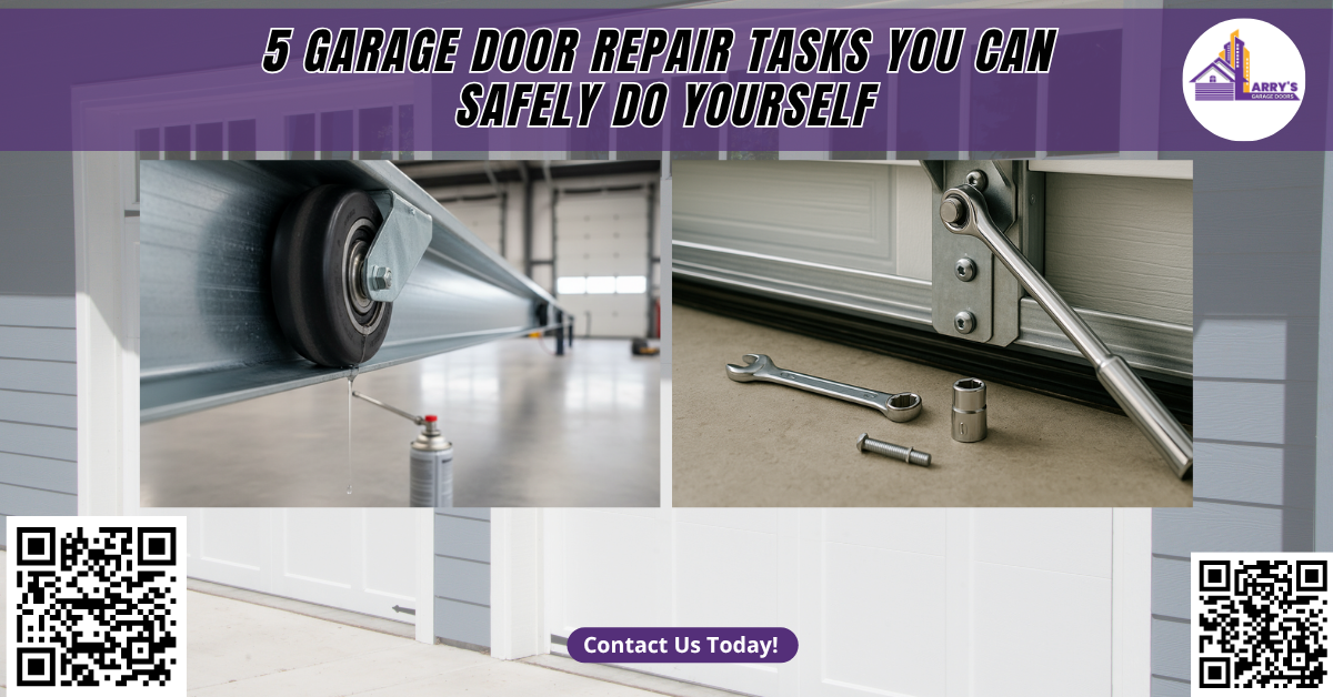 5 Garage Door Repair Tasks You Can Safely Do Yourself